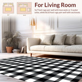 Chic Minimalist Plaid Design(Black)
