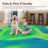 Lively Twisted Visual Effect(Blue)