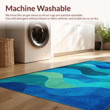 Engaging Abstract Patterned Layout(Blue)