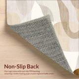 Artisan Horizon Neutral Beige Abstract Area with Modern Design(Beige)