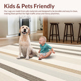 Serene Sands Modern Beige Stripe Design for Spaces(Beige)