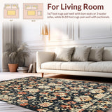 Cozy Rustic Floral Medley(Black)