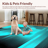 Elegant Teal and Black Design(Blue)