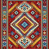 Unique Bright Geometric Arrangement(Red)
