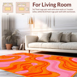 Artistic Hand Drawn Spiral Motif(Pink)