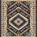 Bold Abstract Diamond Arrangement(Blue)