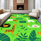 Playful Round Safari Illusion(Green)