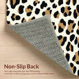 Ultra Soft Area Rug, Non Slip, Stain Resistant, Washable Area Rugs for Living Room, Bedroom, Ivory Animal Print Entryway Stain-Resistant Carpet(Beige)