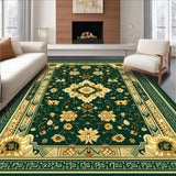 Ultra Soft Area Rug, Non Slip, Stain Resistant, Washable Area Rugs for Living Room, Bedroom, Beige & Green Waterproof Patio(Green)
