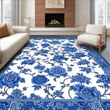 Minimalist White and Blue Geometric Style(Blue)