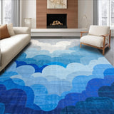 Cloudy Abstract Blue Aesthetic(Blue)