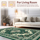 Vintage Floral Tiled Design(Green)