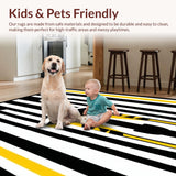 Contemporary Striped Decorative(Black)