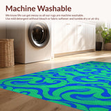 Lively Multi Hued Fluid Aesthetic(Blue)