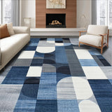 Refined Contemporary Circular Elements(Blue)