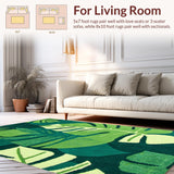 Tropical Leaf Motif Elegance(Green)