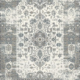 Ultra Soft Area Rug, Non Slip, Stain Resistant, Washable Area Rugs for Living Room, Bedroom, Rustic Taupe Damask Harmony(Beige)