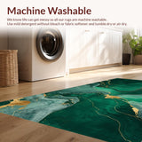 Elegant Glittering Geometric Composition(Green)