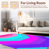 Charming Rainbow Abstract(Pink)