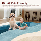 Elegant Blue Toned Artful Design(Beige)