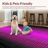 Dynamic Abstract Round Artwork(Pink)