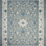 Ultra Soft Area Rug, Non Slip, Stain Resistant, Washable Area Rugs for Living Room, Bedroom, Rustic Floral Earthy Aesthetic(Gray)