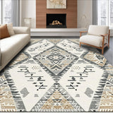 Ultra Soft Area Rug, Non Slip, Stain Resistant, Washable Area Rugs for Living Room, Bedroom, Elegant Earthy Tone Texture(Beige)