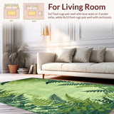 Charming Plush Circular Texture(Green)