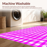 Contemporary Checkered Pastel Decor(Pink)