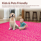 Vivid Contemporary Leopard Motif(Pink)