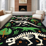 Bold Graphic T Rex Depiction(Black)