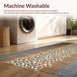 Ultra Soft Area Rug, Non Slip, Stain Resistant, Washable Area Rugs for Living Room, Bedroom, Sophisticated Textured Animal Prints(Beige)