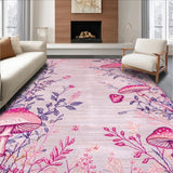 Ultra Soft Area Rug, Non Slip, Stain Resistant, Washable Area Rugs for Living Room, Bedroom, Playful Psychedelic Colorful Design(Gray)