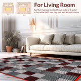 Classic Multicolored Checkered Aesthetic(Red)