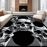 Dramatic Skull Art Arrangement(Black)