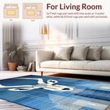 Contemporary Rustic Antelope Design(Blue)