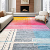 Ultra Soft Area Rug, Non Slip, Stain Resistant, Washable Area Rugs for Living Room, Bedroom, Stylish Minimalist Tiled Design(Yellow)