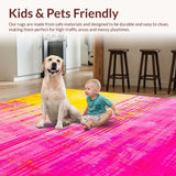 Trendy Plush Abstract Flow(Pink)