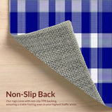 Elegant Coastal Checkered Aesthetic(Blue)