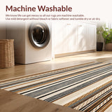 Ultra Soft Area Rug, Non Slip, Stain Resistant, Washable Area Rugs for Living Room, Bedroom, Beige Tribal Kitchen Area(Beige)