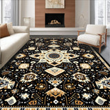 Eclectic Medallion Patterned Aesthetic(Black)