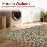 Ultra Soft Area Rug, Non Slip, Stain Resistant, Washable Area Rugs for Living Room, Bedroom, Chic Modern Linear Arrangement(Brown)