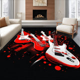 Artistic Guitar Graphic Presentation(Red)