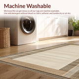 Chic Transitional Striped Design(Beige)