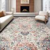 Contemporary Plush Abstract Design(Beige)