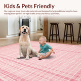 Chic Pastel Checkered Elegance(Pink)