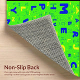 Cheerful Educational Rainbow Motif(Green)