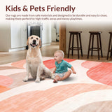 Sophisticated Pastel Circular Design(Red)