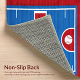 Charming Youthful Sports Iconography(Red)