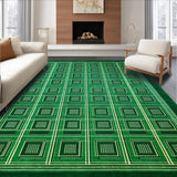Eclectic Directional Stripe Motif(Green)